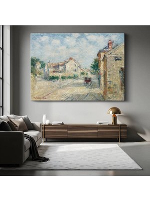 TosbArt Gustave Loiseau Fransız Köyü Kırsal Manzarası Kanvas Tablo Sanat Tablosu Ressam Tablosu