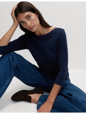 Marks & Spencer Saf Pamuk Slim Fit Üst