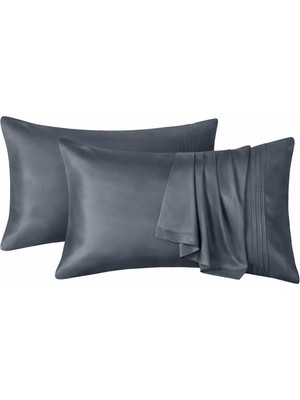 Diamond Touch Mat 100% Pamuk Saten Yastık Kılıfı