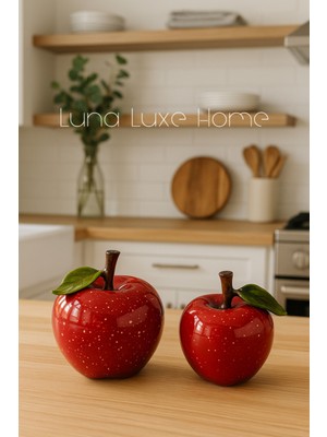 PremiumPort Renkli Polyester Meyve Obje Seti, Dekoratif ve Şık Tasarım