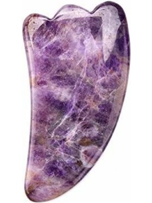 Feyza Design Ametist ve Yeşim Masaj Taşı, Yüz ve Vücut Sıkılaştırıcı, Yoga Uygulaması