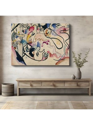 TosbArt Wassily Kandinsky Kompozisyon Vııı Soyut Sanat Kanvas Tablo Sanat Tablosu Ressam Tablosu