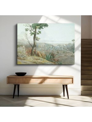 TosbArt Claude Lorrain Italyan Kırsal Pastoral Manzara Kanvas Tablo Sanat Tablosu Ressam Tablosu