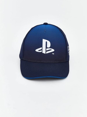 LC Waikiki Lacivert Playstation Baskılı Erkek Çocuk Kep Şapka  (S6)