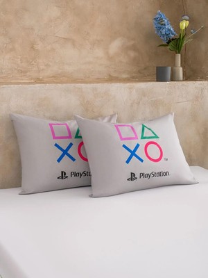 LC Waikiki Siyah Baskılı Dokuma Yastık Kılıfı 2 Li 50X70 cm  (S6)