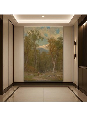 TosbArt Asher B. Durand Dağ Doğa Manzarası Kanvas Tablo Sanat Tablosu Ressam Tablosu