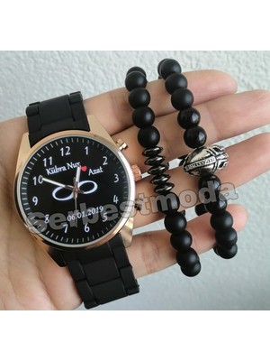 Spectrum Sevgiliye Hediye Erkek Saat Kombini Kişiye Özel Isimli Saat Doğum Günü Hediyesi Evlilik Yıl Dönümü Hediyesi Sevgililer Günü Hediyesi