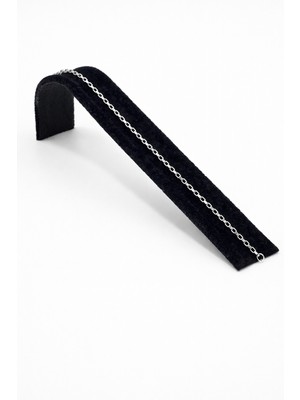 Pangu Kare Halkalı Gümüş Renk Çelik Bileklik