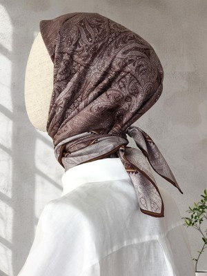 Hümay %100 Ipek Twill Eşarp 90X90 cm