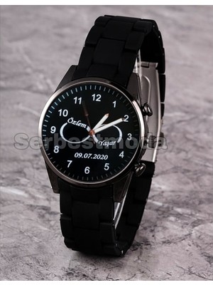 Spectrum Erkek Saat Sevgiliye Hediye Doğum Günü Hediyesi Isim Baskılı Kişiye Özel Saat Sevgililer Günü Hediyesi Erkeğe Hediye