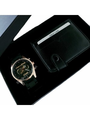 Spectrum Erkek Kol Saati ve Kartlık Hediye Seti Sevgiliye Hediye Doğum Günü Yıl Dönümü Babalar Günü Hediyesi Erkeğe Kişiye Özel Hediye