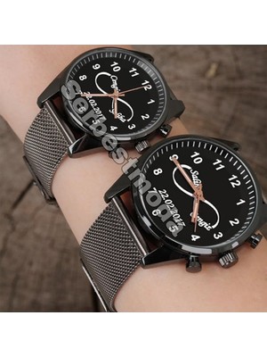 Spectrum Erkek Bayan Saat Çift Sevgili Saatleri Kişiye Özel Isim Baskılı Kol Saatleri Sevgiliye Hediye Saat Kombini Metal Kordon Saat Doğum Günü Yıl Dönümü Hediyesiürü