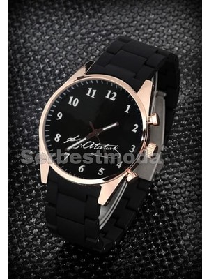 Spectrum Yıl Dönümü Hediyesi Erkek Saat Sevgiliye Hediye Doğum Günü Hediyesi Erkek Kol Saati Atatürk Imza Temalı Saat Erkeğe Hediye