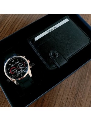 Spectrum Erkek Kol Saati ve Kartlık Hediye Seti Sevgiliye Hediye Doğum Günü Yıl Dönümü Babalar Günü Hediyesi Erkeğe Kişiye Özel Hediye