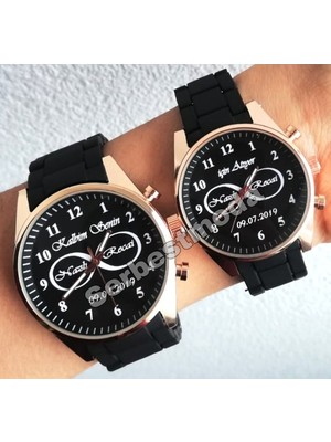 Spectrum Sevgiliye Doğum Günü Hediyesi Çift Saat Kombini Isim Baskılı Kişiye Özel Saat Erkek Kadın Kol Saati Sevgili Saatleri Sevgililer Günü Hediyes