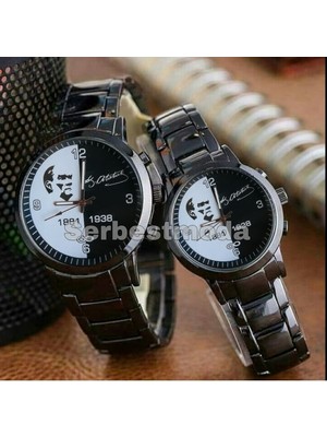 Spectrum Erkek Bayan Saat Çift Sevgili Saatleri Kişiye Özel Isim Baskılı Kol Saatleri Sevgiliye Hediye Saat Kombini Metal Kordon Saat Doğum Günü Yıl Dönümü Hediyesi