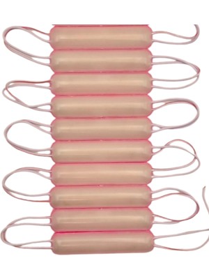 Powerr Led Aydınlatma 20 Adet 12 Volt 1.8 Watt Pembe Neon Cob LED Modül IP65