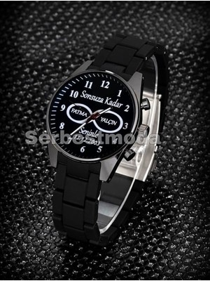 Spectrum Kişiye Özel Hediye Kadın Saat Sevgiliye Hediye Sonsuzluk Temalı Isimli Bayan Kol Saati Doğum Günü Hediyeleri Bayana Hediye Sevgili Saati