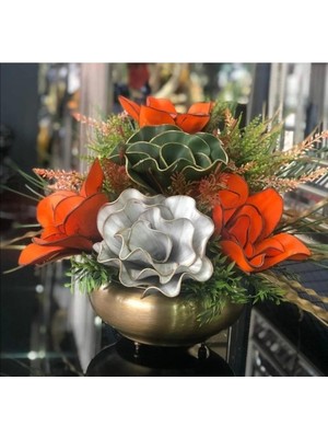 PremiumPort Modern Dekoratif Ufo Saksı Vazo, Şık ve Özgün Tasarım ile Yaşam Alanınıza Renk Katın