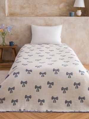 LC Waikiki Karışık Fiyonk Baskılı Tek Kişilik Yatak Örtüsü  (S6)