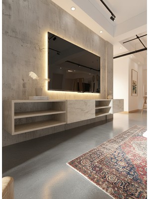 Resital Tv Ünitesi S2447-6 Traverten