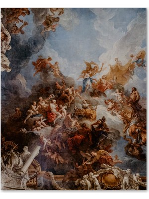 PremiumPort 50X70 cm Ahşap Tablo, Rönesans Melekler, Yağlı Boya Sanat Eseri