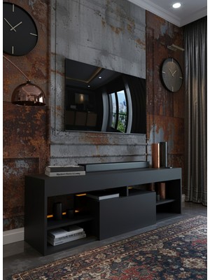 Resital Ledli Tv Ünitesi L1501-4 Antrasit