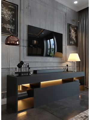 Resital Ledli Tv Ünitesi L1502-4 Antrasit