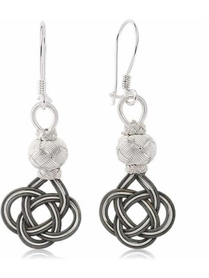 Inure Jewelry ​Gümüş Trabzon Örmesi Kazaz Kadın Küpe