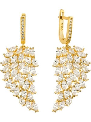 Inure Jewelry Gümüş Melek Kanadı Küpe