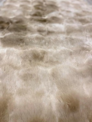 Rovigo Home Premium Deri  Taban, Yüksek Tüylü Yumuşak,bubble  Post Banyo Paspası 2'li 100X60 - 60X50 cm - 2rvzn