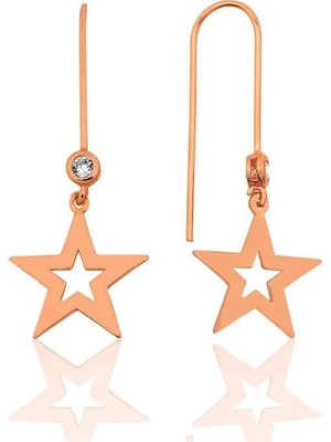 Inure Jewelry Gümüş Yıldız Küpe