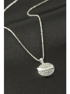 Makay Kılıç Zirkon Tek Taşlı Kolye