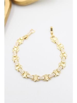 Royaleks Taşlı Xuping Bileklik - Altın