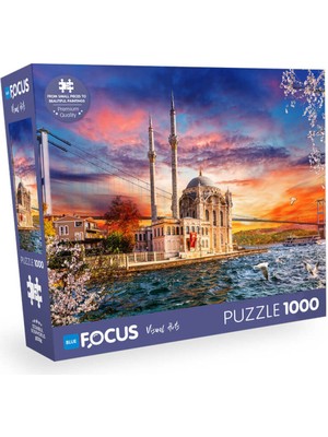 Allians 1000 Parça Puzzle Istanbul Boğazı Manzara Serisi Eğlenceli Hobi