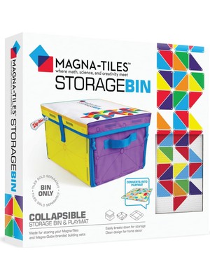 Gfc Life Store Kutusu ve Interaktif Oyun Matı, Oyun Odası, Dolap, Yatak Odası, Ev Organizasyonu ve Sınıf Için Kulplu Katlanabilir Saklama Kutusu, 12,5 x 11 x 8