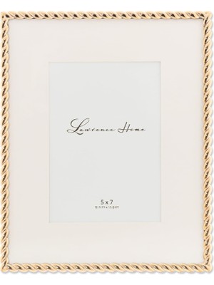 Gfc Life Store Halat Tasarım Metal Çerçeve, 8X10, Mat 5x7, Altın