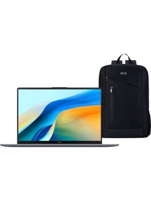 Huawei Matebook D16 Intel Core I5 13420H 16GB 512GB SSD Windows 11 16" Taşınabilir Bilgisayar + Boz Çanta Hediye