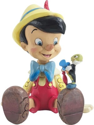 Gfc Life Store Shore Disney Gelenekleri Pinokyo ve Jiminy Oturan Heykelcik 15 cm