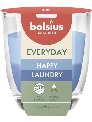 Gfc Life Store Çamaşır Kokulu Mum, Cam Kavanoz 80×70 Mm, 21 Saat Yanma, Pamuk Fitil, Palmiye Yağı Içermez.