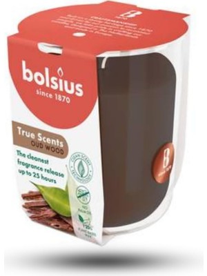 Gfc Life Store Ağacı Kokulu Bardakta Mum - Vegan & Doğal & Saf Koku Özlü -Palmiye Yağı Içermez - 25 Saat Yanma Süresi - Koyu Kahverengi Renkte - 80MM/73MM