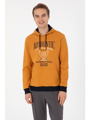 U.s. Polo Assn. Erkek Hardal Sweatshirt 50309008-VR072
