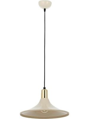 Gfc Life Store Beyaz Boyalı Modern Avize E27 Metal 30CM