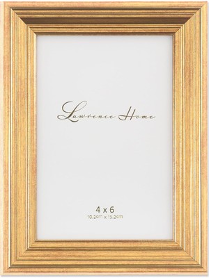 Gfc Life Store Sutter Resim Çerçevesi, Parlak, Altın Rengi, 10 x 15 cm
