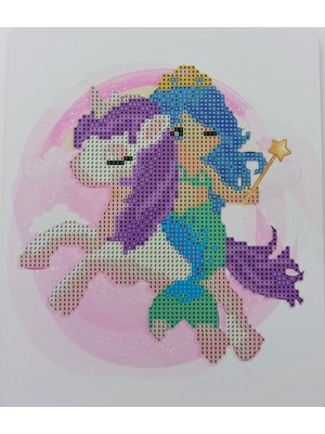 Allians Renkli Taşlı Mozaik Elmas Boyama Goblen Tablo Puzzle Seti 21X25