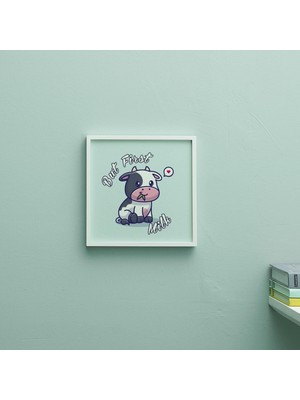 Gfc Life Store Için Sevimli Inek Tasarımlı Çerçeve