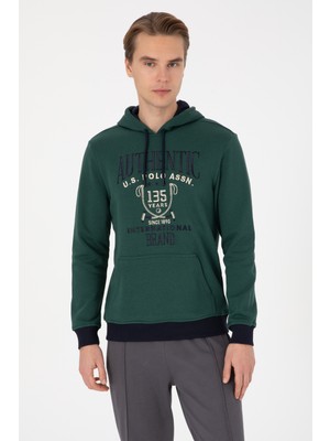 U.s. Polo Assn. Erkek Koyu Yeşil Sweatshirt 50309008-VR079