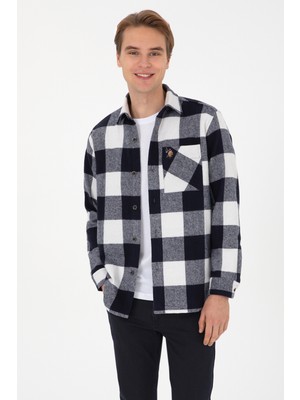 U.s. Polo Assn. Erkek Lacivert Gömlek Desenli 50308487-VR033