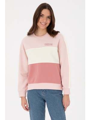 U.s. Polo Assn. Kadın Pudra Sweatshirt 50307790-VR042