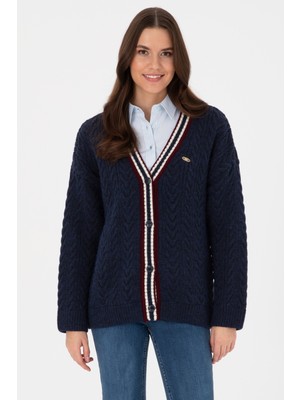 U.s. Polo Assn. Kadın Lacivert Hırka (Triko) 50314775-VR033